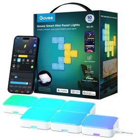 Govee - 10 db Smart mini RGBIC Wi-Fi panel