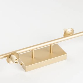 Brilagi - LED Felületre szerelhető csillár MILLA 4xG9/3W/230V arany/füstös