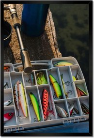 Poszterek keretben 40x60 Úszók a mólón