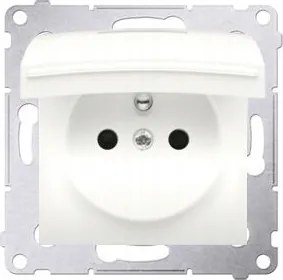 Krémszínű flip-flop aljzat fürdőszobába IP44 Kontakt Simon 54