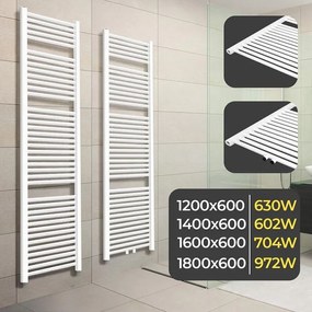AQUAMARIN Törölközőszárító radiátor 1600 x 600 mm 704 W