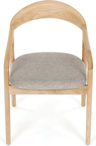 Jídelní židle, přírodní, dřevo, DCH-V3202 CRM2