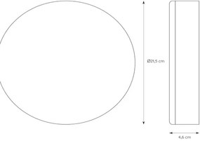 Lucide 28112/30/31- LED Dimmelhető lámpa CERES 30W/230V IP44 fehér