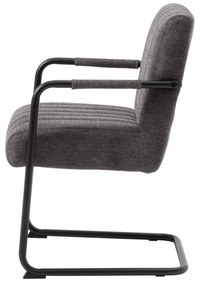 Sötétszürke étkezőszék Trout – Unique Furniture