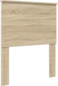 vidaXL Fejtámla fejtámlával Sonoma tölgy 80 cm Faanyag