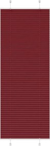 vidaXL pliszírozott redőny Bordeaux piros 75x200 cm Szövetszélesség