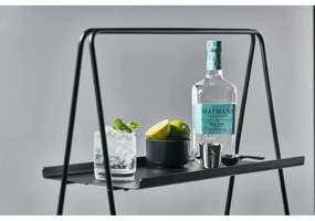 A-Table fekete acél polc - Zone