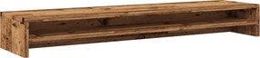 vidaXL antik fa színű szerelt fa monitorállvány 100 x 24 x 13 cm