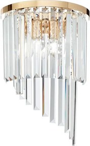 IDEAL LUX 213491 CARLTON Kristály Fali Lámpa E14 IP20