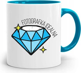 Kék Bögre Fotósnak Tökéletes Ajándék fényképes nyomtatással