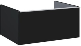 Elita Look szekrény 60x44.9x28.1 cm Függesztett, mosdó alatti fekete 168108