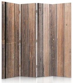 Gario Paraván Barna deszkák Méret: 145 x 170 cm, Kivitelezés: Klasszikus paraván