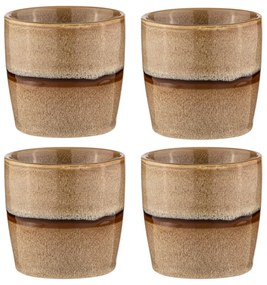 Világosbarna porcelán eszpresszó bögre szett 4 db-os 350 ml Haven – Ladelle