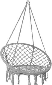 Szürke függőszék KOLUMBIA párnával