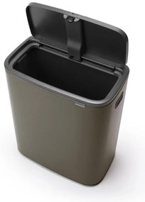 Szürke acél érintésre nyíló szemetes 60 l Bo Touch Bin – Brabantia