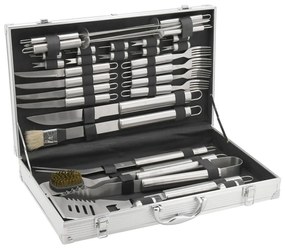 Alu 30 db-os grillező eszköz készlet táskával - Cattara