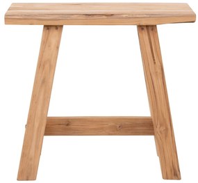 Barcelona sámli, teak fa, nature, 50x25x45 cm