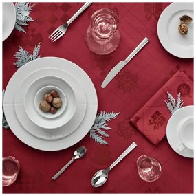 Damaszt asztalterítő karácsonyi mintával 150x220 cm Natale – Rosendahl