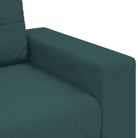 sötétzöld szövet loveseat kanapé 120 cm