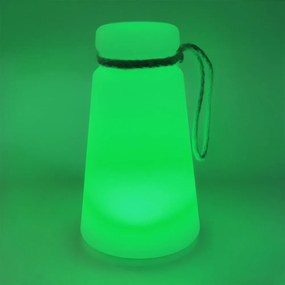 Fehér-barna LED asztali lámpa (magasság 20 cm) Bruno – Fischer &amp; Honsel
