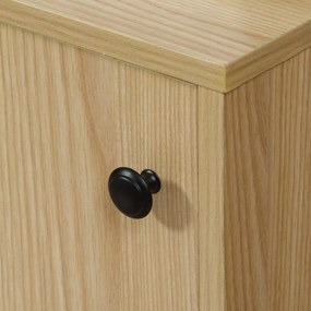 HOMCOM TV Állvány Max. 50 Inch 3 Rekesz 2 Kábelkezelő Lyukkal Csúszó Ajtóval - méret: 120L x 39,5W x 46H cm | Aosom