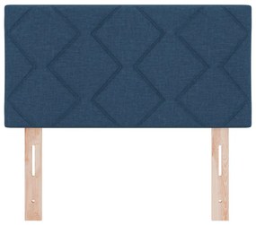 LED Fejtámla Gyémánt Blokk Dizájnnal Kék 80 cm Textil