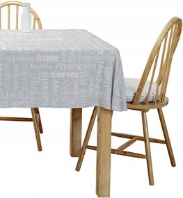 Abrosz asztalra 85x85 szürke coffee Panama