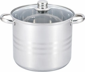 Gasztronómiai acél fazék indukciós gáz 5,3L