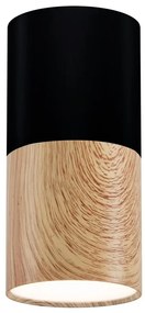 Mennyezeti lámpa TUBA 1xGU10/50W/230V fekete