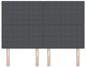 LED Fejtámla Sötétszürke 80 cm kordbársony