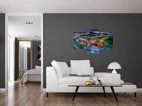 Kép - éjszakai panoráma (90x60 cm)