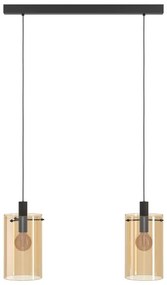 Eglo 39538 - Csillár zsinóron POLVERARA 2xE27/40W/230V