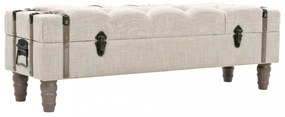 tömör fa és acél tárolópad 111 x 34 x 37 cm