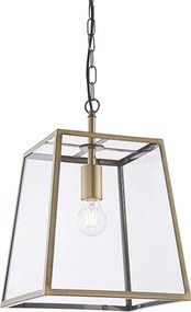 Endon klasszikus modern függeszték hurst antik sárgaréz átlátszó end95835