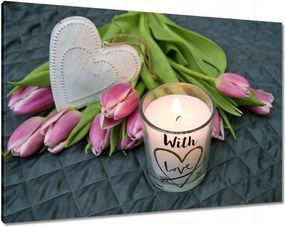 Vászonkép 100x70 Nőnap Ajándék Love