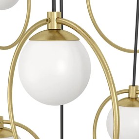 Eglo 390346 - LED Dimmelhető csillár zsinóron PORTOCOLOM 17xLED/3W/230V átm. 78 cm