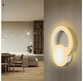 Aigostar B.V. Aigostar - LED fali lámpa LED/20W/230V 2700K fehér B10304N77