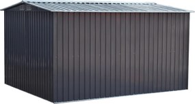 Pléh kerti szerszámos ház, szürke/fehér, 2,6x3,1m, HAMAL TYP 3