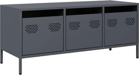 vidaXL antracit hidegen hengerelt acél TV-szekrény 101,5x39x43,5 cm