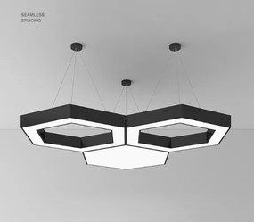 LED csillár zsinóron LED/20W/230V fekete