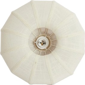 Krémszínű mennyezeti lámpa textil búrával ø 40 cm Zosia – Light &amp; Living