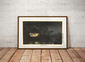 Japán Fa Kobayashi Kiyochika 1882 méret 50x30cm