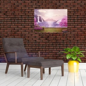 Tó képe (70x50 cm)