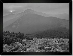 Poszterek keretben 40x30 Hegyi táj Tájkép