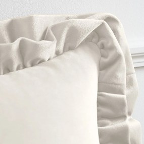 Bársony díszpárna 43x43 cm Velvet Double Frill – Catherine Lansfield