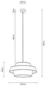 Spot-Light 150109104 - PRETO GOLD lógcsillár 1xE27/60W/230V