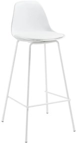 Fehér bárszék (ülésmagasság 65 cm) Brighter – Kave Home