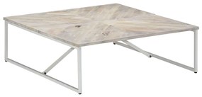 Tömör mangófa dohányzóasztal 110 x 110 x 36 cm