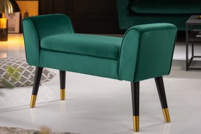SCARLETT design bársony ülőpad - smaragd