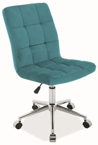 Triton Velvet irodai fotel, tĂŒrkiz